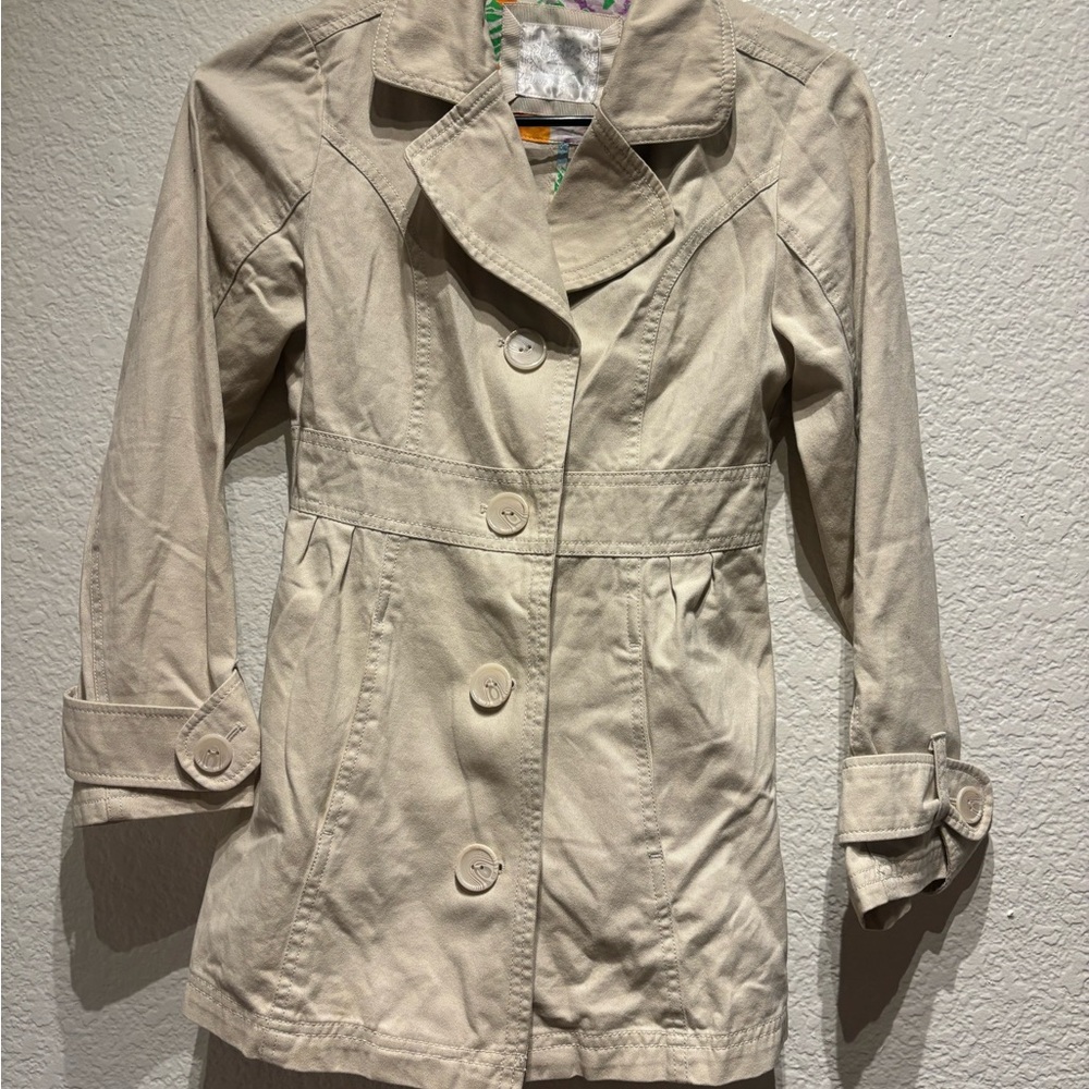 Justice Tan Pea Coat for Kids